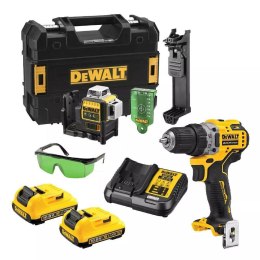 DEWALT.ZESTAW COMBO 12V DCE089G+DCD701 DCK212D2T DEWALT