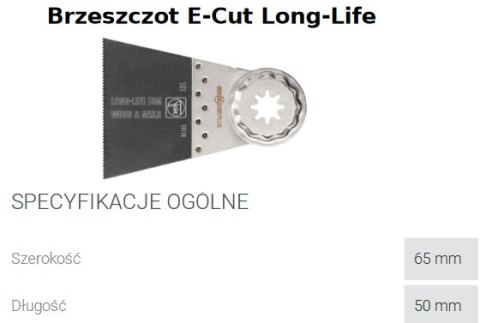 FEIN MT BRZESZCZOT E-CUT LONG-LIFE 50szt. (161) FEIN