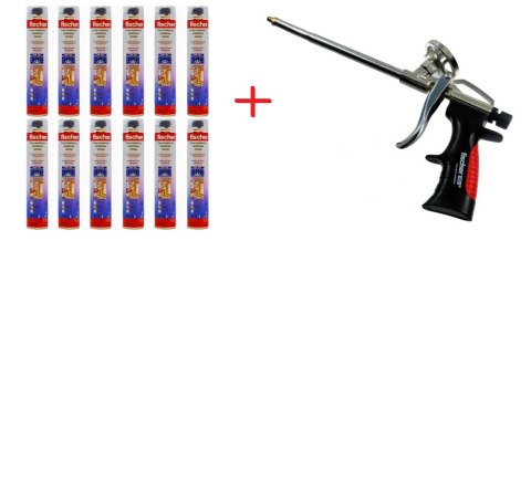 FISCHER PIANA ZIMOWA PISTO.750ml PUP75 /12szt. + PISTOLET DO PIANY 5471260 FISCHER