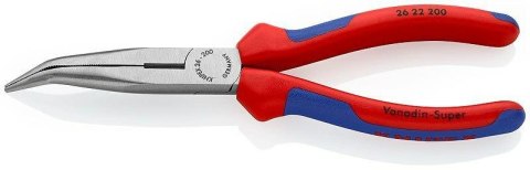 KNIPEX SZCZYPCE PÓŁOKRĄGŁE WYGIĘTE 200mm KNIPEX