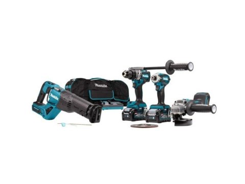 MAKITA ZESTAW COMBO 40Vmax XGT (GA005G+DF001G+TD001G+JR001G) 2x4,0Ah +ADP010 +TORBA MAKITA