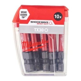 MILWAUKEE KOŃCÓWKA T30 x 50mm/ 10szt. ShW MILWAUKEE