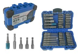 ZESTAW KOŃCÓWEK 45el./SILVER SILVER