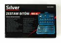 ZESTAW KOŃCÓWEK I BITÓW 100el. SILVER